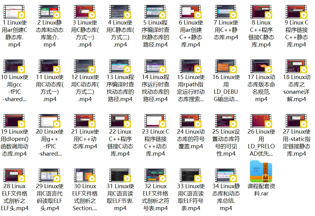 Linux C C++静态库、动态库高级编程 (图1)